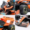 Orange and black formula racing model sports toys, children's racing collectible ornaments, colorful racing style Application Scenario